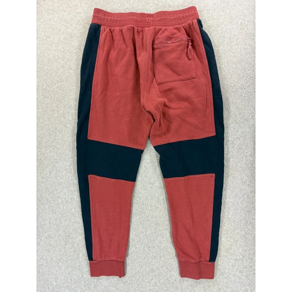 Nike 2 Tone Athletic Fit Tech Jogger Sweatpants (Men's Large) Red/Blue